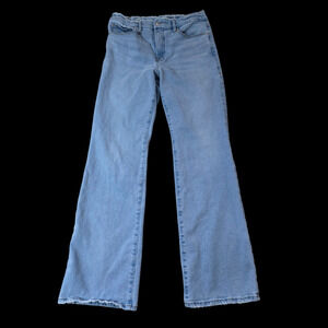 Good American Women’s Frayed waist and Flare Leg Jeans, Size 12.